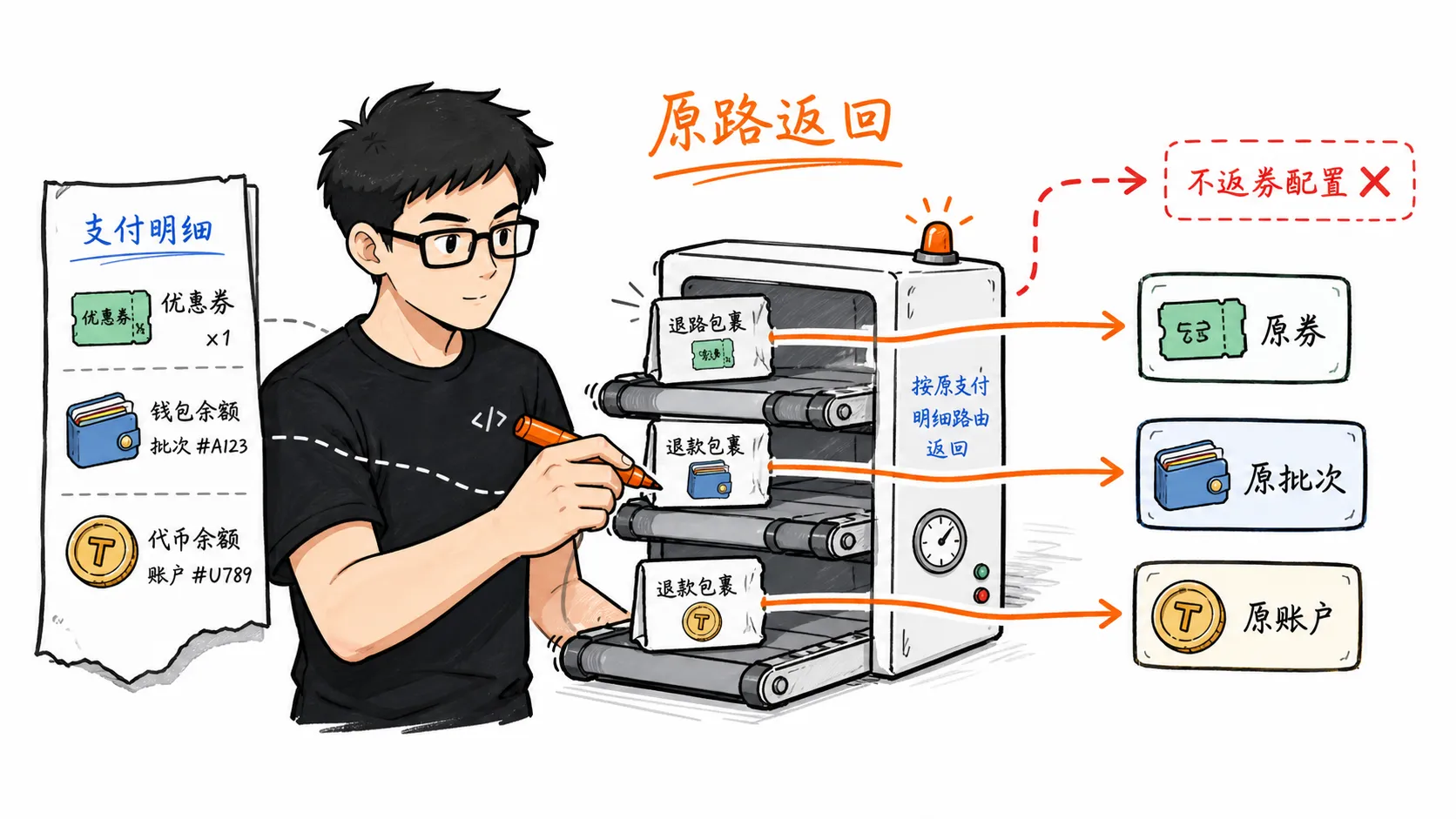IP配图：退款原路返回